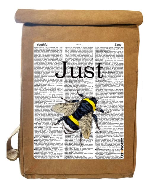 Artnwordz Artnwordz Just Bee Bagpack - Little Miss Muffin Children & Home