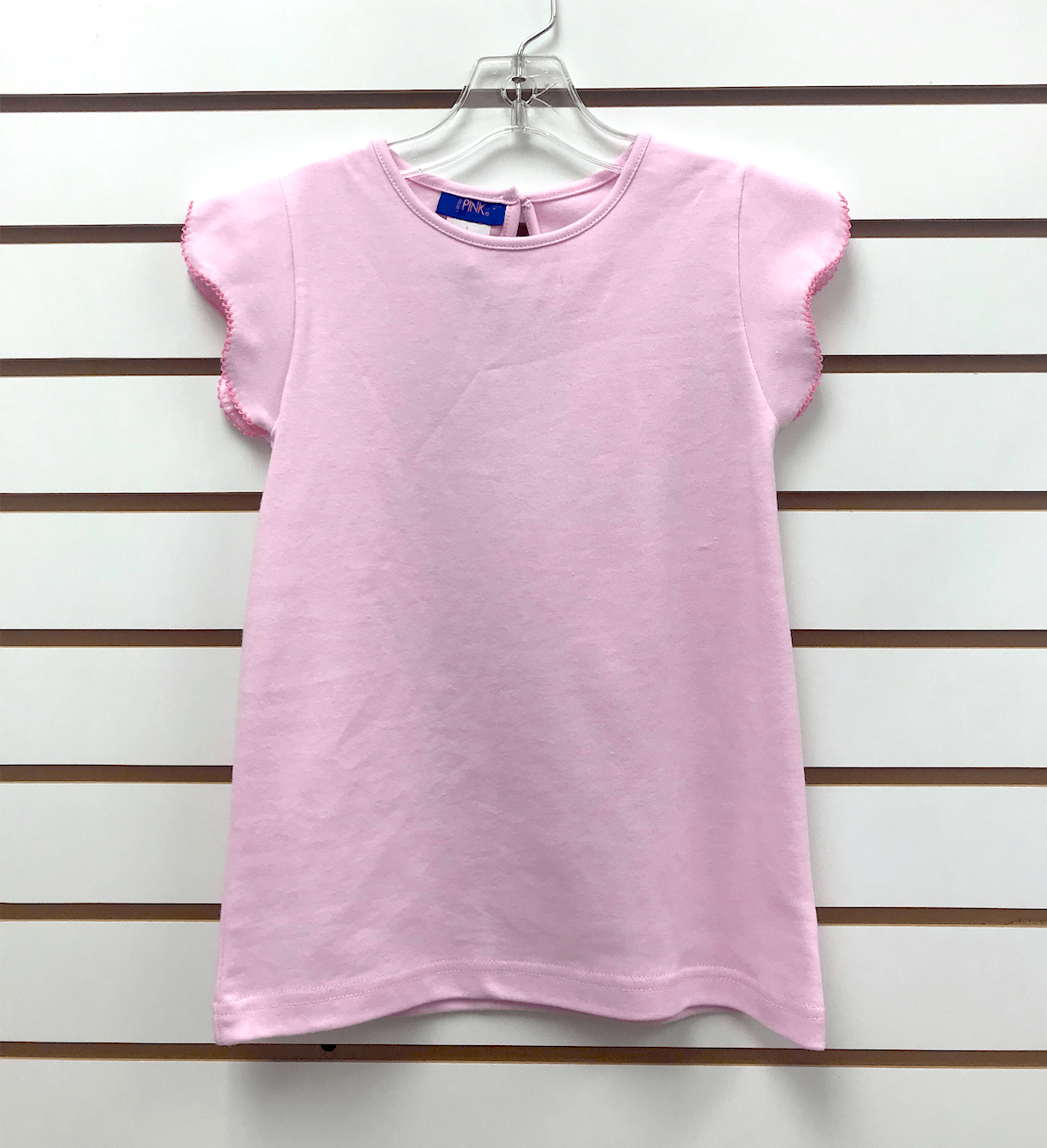 Vive La Fete - Vive La Fete Pink Knit Top with Scalloped Sleeves - Little Miss Muffin Children & Home