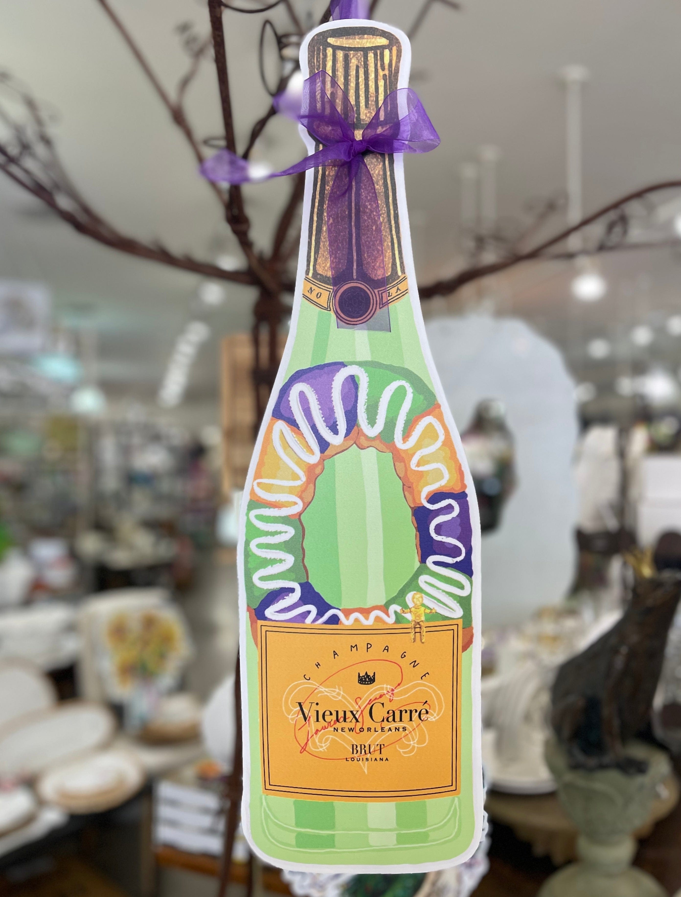 Whereable Art Vieux Carre Champagne Bottle Door Hanger - Little Miss Muffin Children & Home