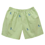 Vive La Fete Vive La Fete Golf Embroidery Check Seersucker Shorts - Little Miss Muffin Children & Home