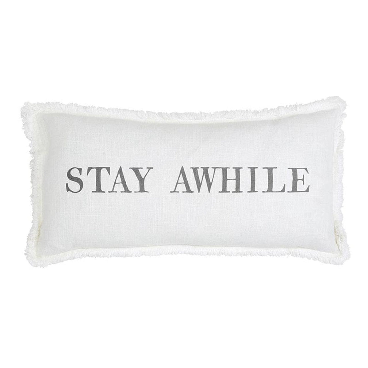 Santa Barbara Design Studio Santa Barbara Design Studio Lumbar Pillow Case "Stay Awhile" - Little Miss Muffin Children & Home