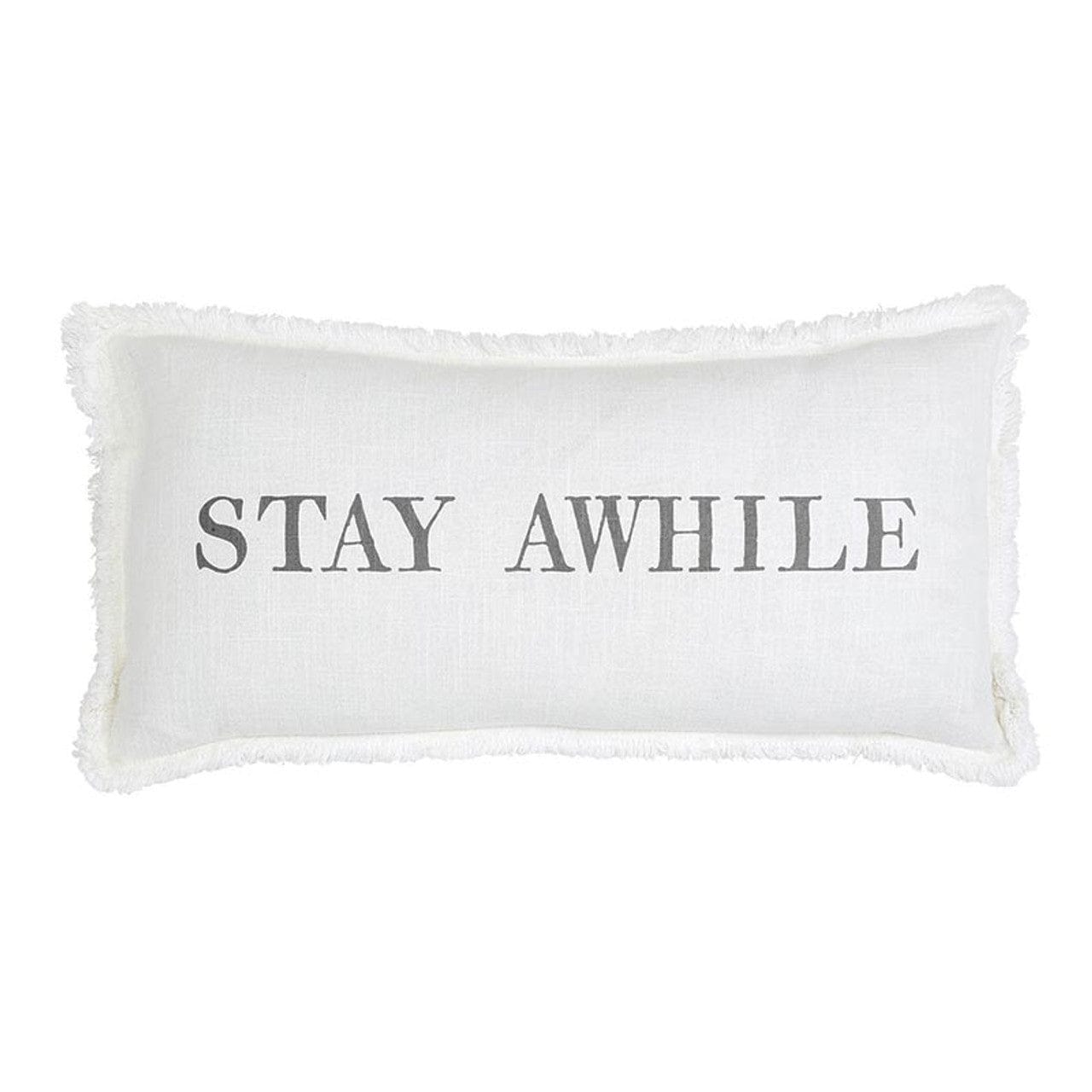 Santa Barbara Design Studio Santa Barbara Design Studio Lumbar Pillow Case "Stay Awhile" - Little Miss Muffin Children & Home