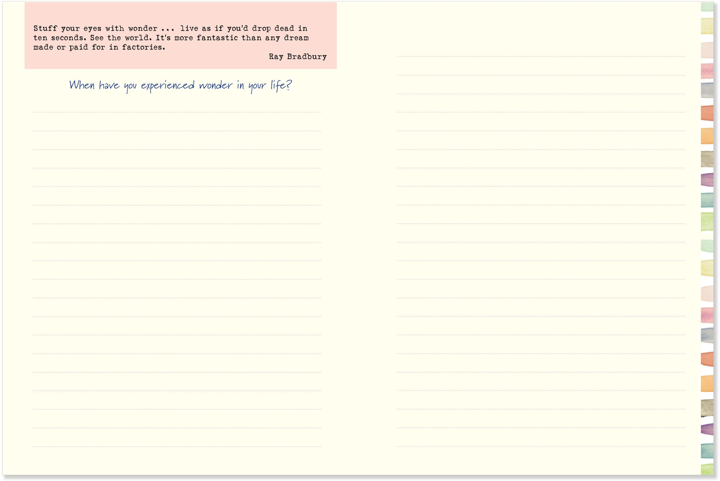 Peter Pauper Press - Peter Pauper Press Live in Wonder Journal - Little Miss Muffin Children & Home