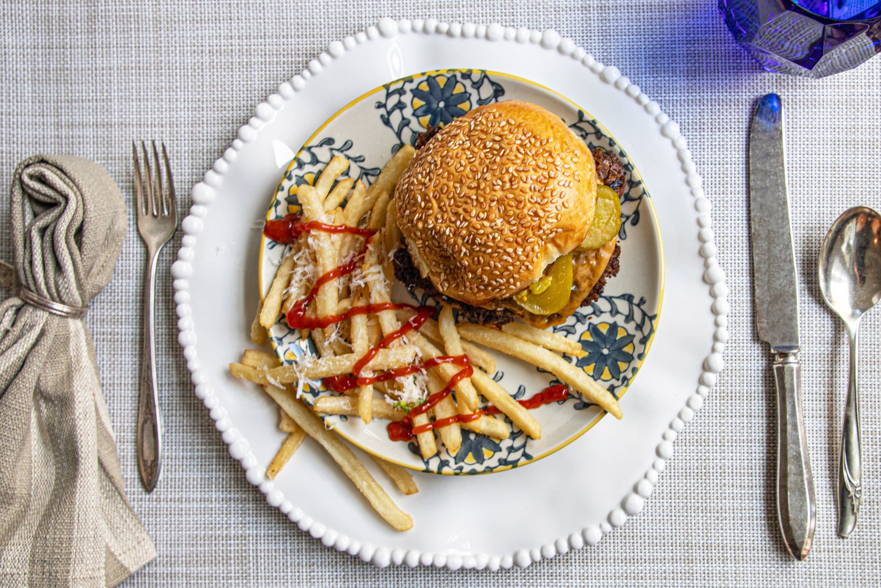 CCO - Creative Co-op Creative Co-Op Round Stoneware Labor Day Plates - Little Miss Muffin Children & Home