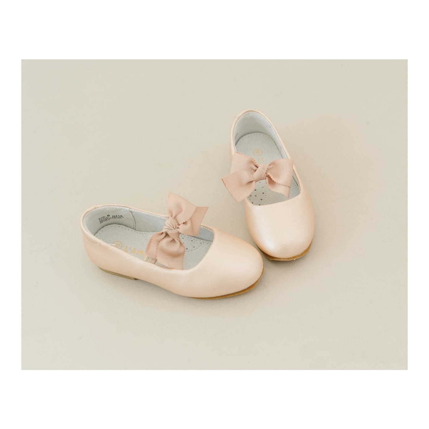 L'Amour Shoes L'Amour Pauline Bow Flats - Little Miss Muffin Children & Home
