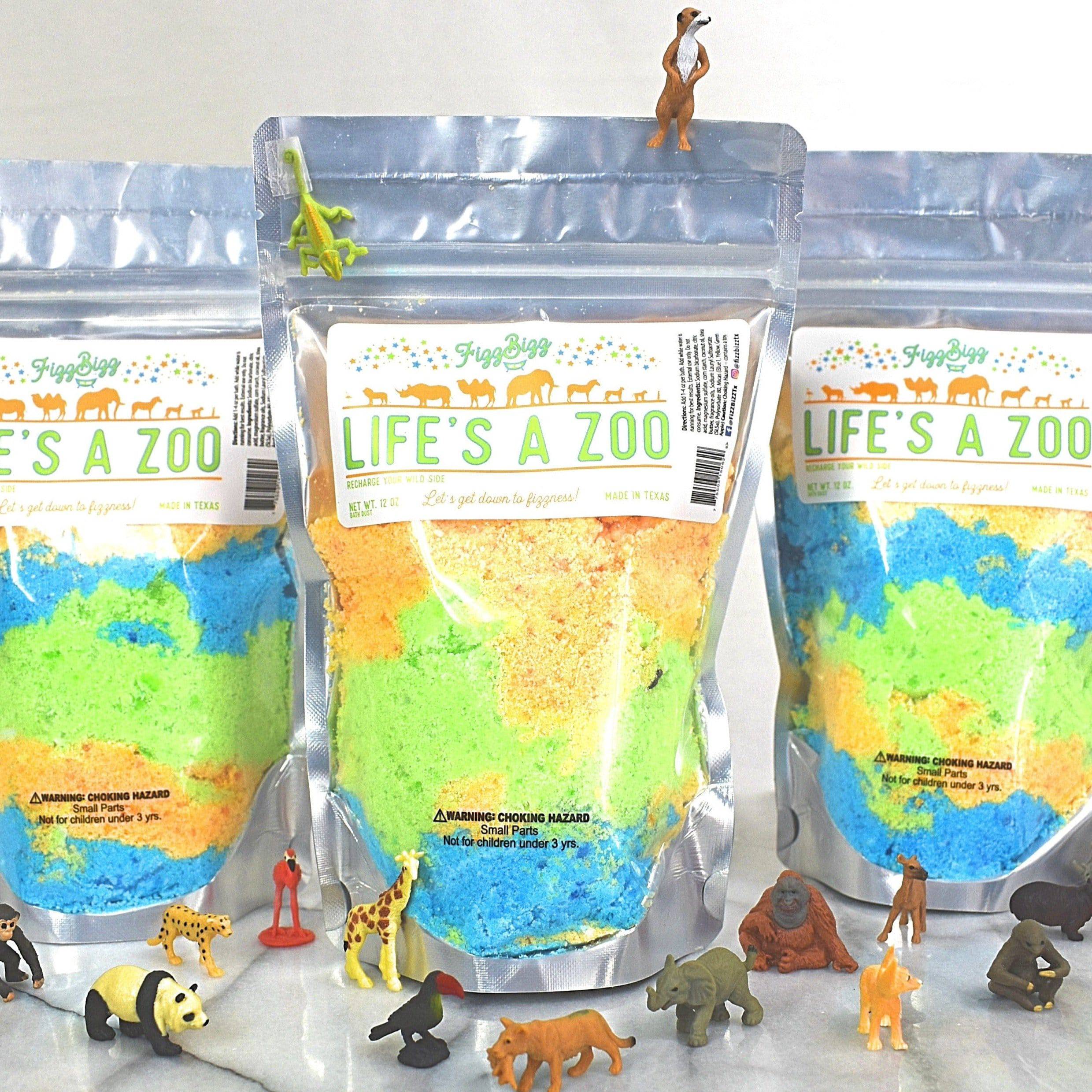 Fizz Bizz - Fizz Bizz Life's A Zoo 12OZ Bath Salts - Little Miss Muffin Children & Home