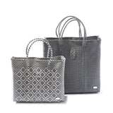 Lola's Bags Lola's Bags Medium Silver Aztec Tote Bag - Little Miss Muffin Children & Home