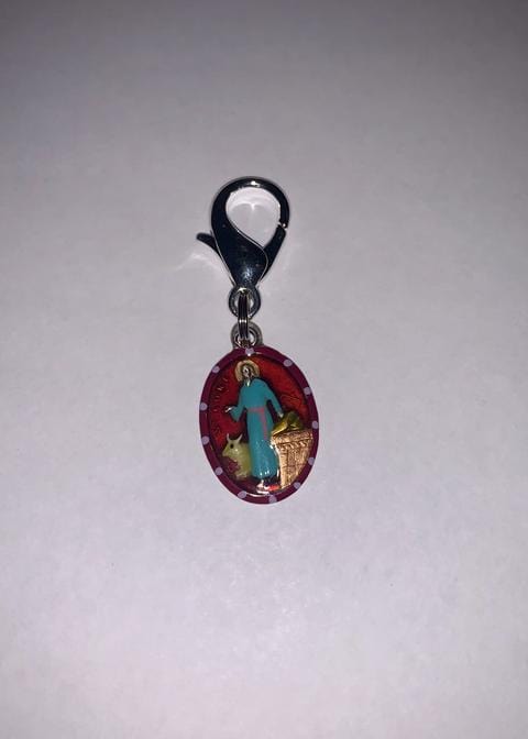 Saints for Sinners Saints for Sinners St. Luke Hand Painted Medallion - Little Miss Muffin Children & Home