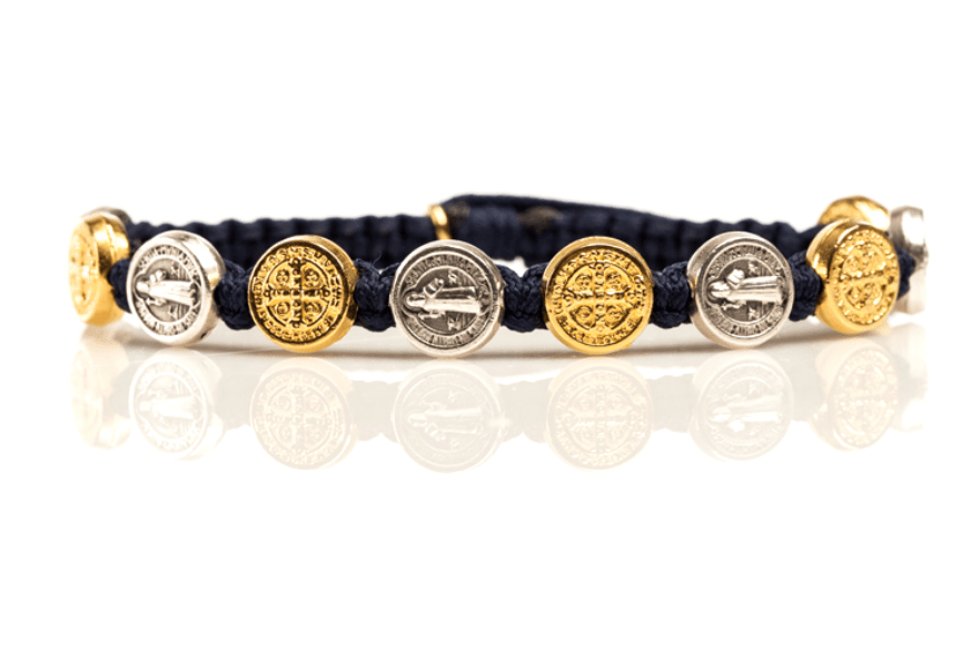 My Saint My Hero - My Saint My Hero Benedictine Blessing Bracelet with Mixed Medals - Little Miss Muffin Children & Home
