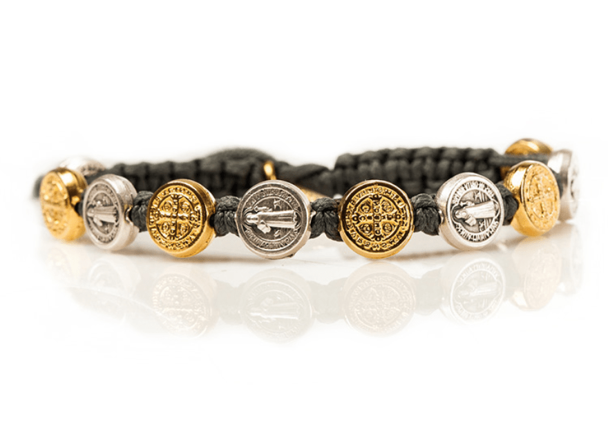 My Saint My Hero - My Saint My Hero Benedictine Blessing Bracelet with Mixed Medals - Little Miss Muffin Children & Home