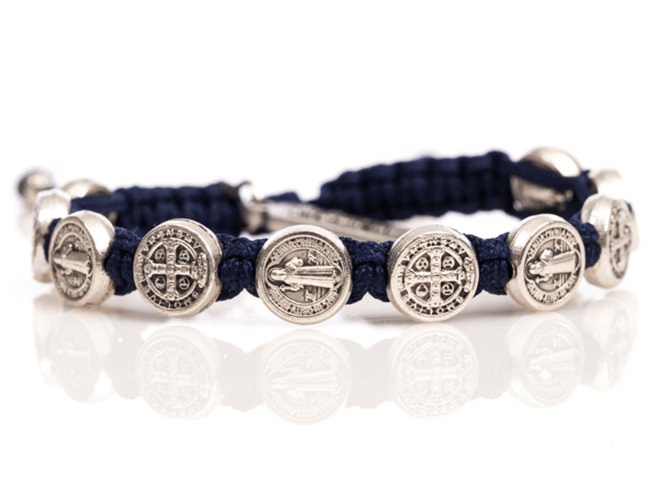 My Saint My Hero - My Saint My Hero Benedictine Blessing Bracelet with Silver Medals - Little Miss Muffin Children & Home