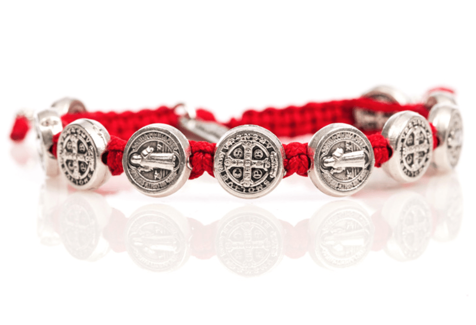 My Saint My Hero - My Saint My Hero Benedictine Blessing Bracelet with Silver Medals - Little Miss Muffin Children & Home