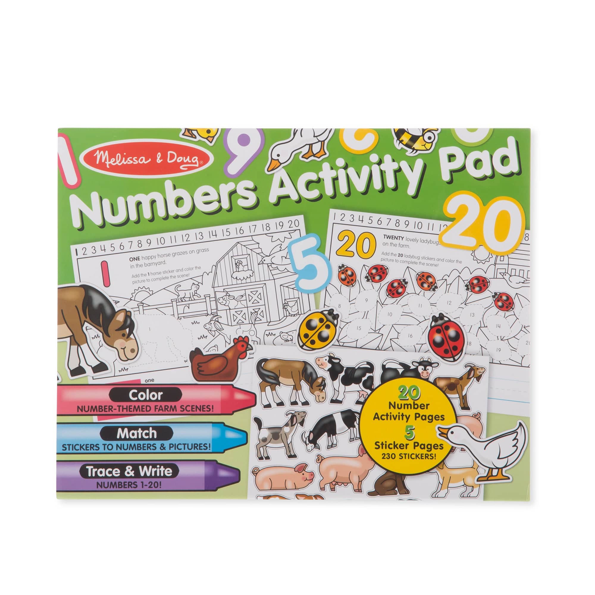 Melissa & Doug Melissa & Doug Numbers Activity Pad - Little Miss Muffin Children & Home