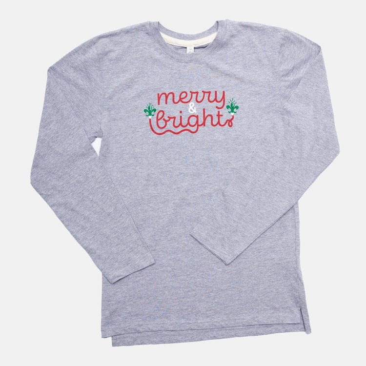 Bon Temps Boutique Bon Temps Boutique Merry & Bright Long Sleeve Tee - Little Miss Muffin Children & Home