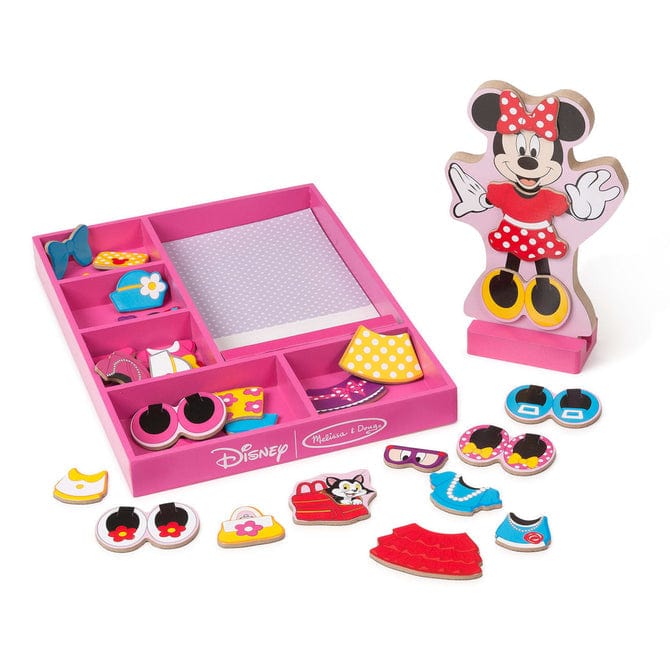 Minnie Wooden Magnetic Dress Up