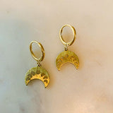 Santore Jewelry Santore Jewelry Moon Phase Crescent Huggie Hoop Earrings - Little Miss Muffin Children & Home
