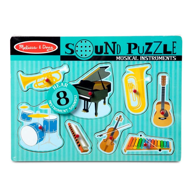 Melissa & Doug Melissa & Doug Musical Instruments Sound Puzzle (8 pcs) - Little Miss Muffin Children & Home
