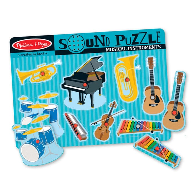 Melissa & Doug Melissa & Doug Musical Instruments Sound Puzzle (8 pcs) - Little Miss Muffin Children & Home