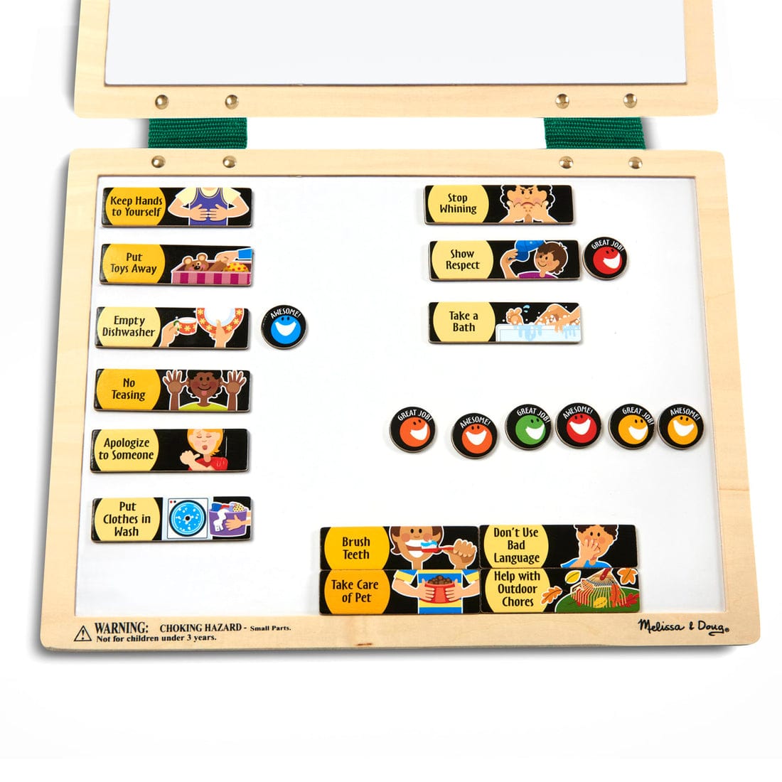 Melissa & Doug Melissa & Doug Magnetic Responsibility Chore Chart - Little Miss Muffin Children & Home