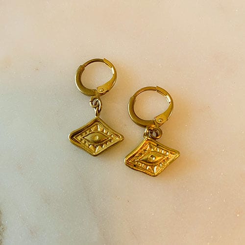 Santore Jewelry Santore Jewelry Mystic Eye Huge Hoop Earrings - Little Miss Muffin Children & Home