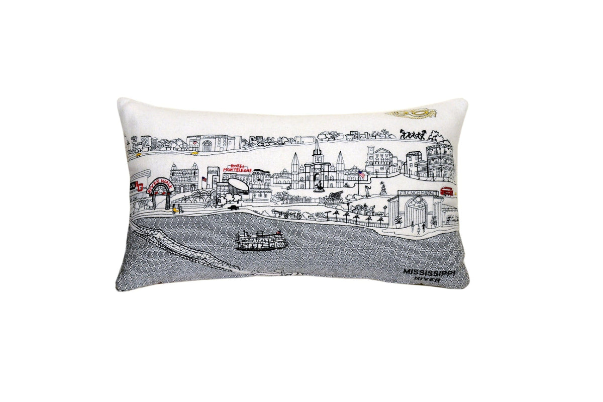 BEY - Beyond Cushion Corp Beyond Cushion Corp New Orleans Skyline Day Pillows - Little Miss Muffin Children & Home