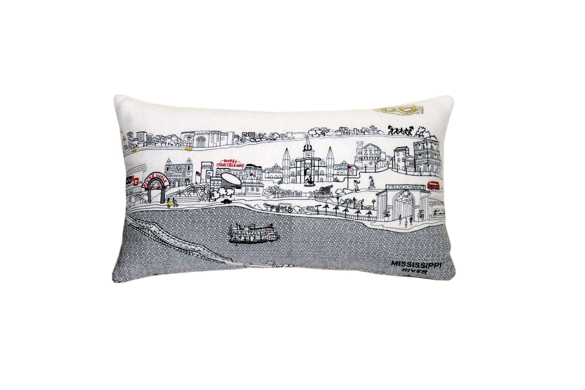 BEY - Beyond Cushion Corp Beyond Cushion Corp New Orleans Skyline Day Pillows - Little Miss Muffin Children & Home