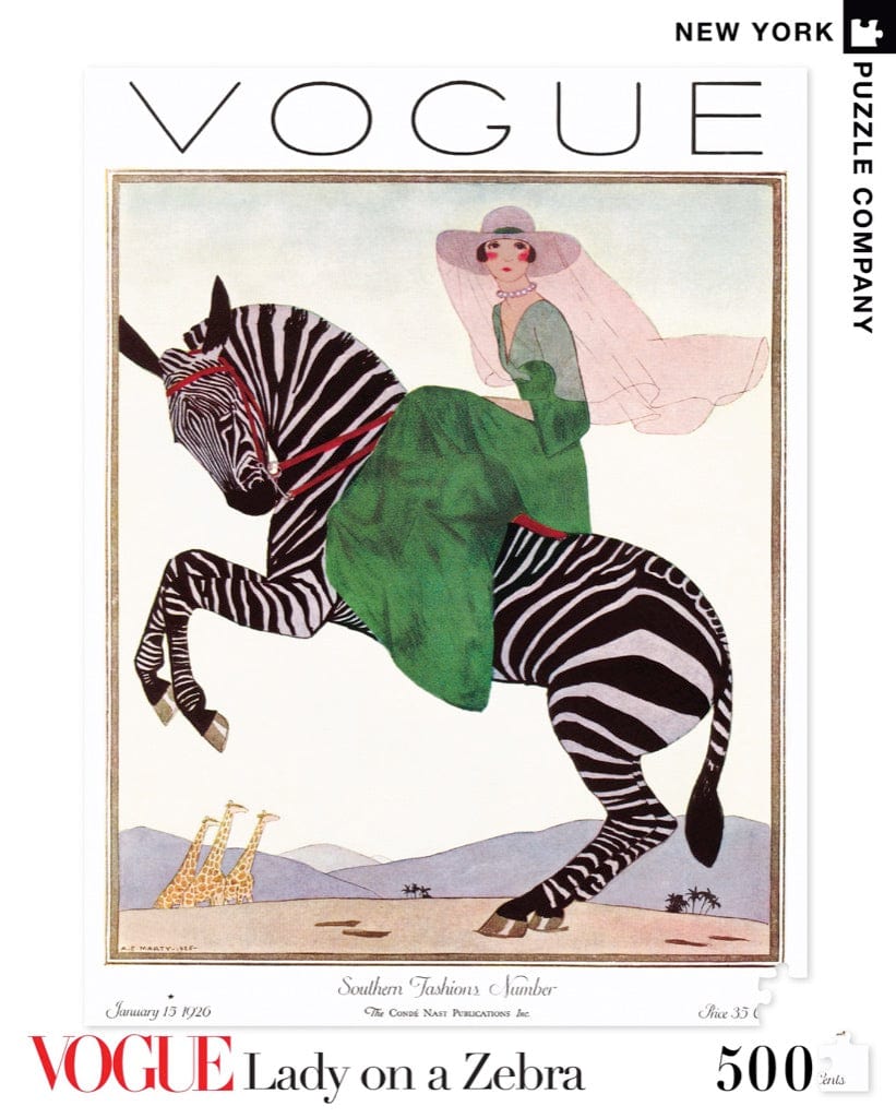 NYP - New York Puzzle Company New York Puzzle Company Lady on a Zebra - Little Miss Muffin Children & Home
