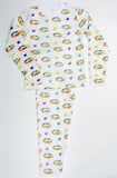 Nola Tawk - Nola Tawk King Cake Organic Cotton Pajama Set - Little Miss Muffin Children & Home