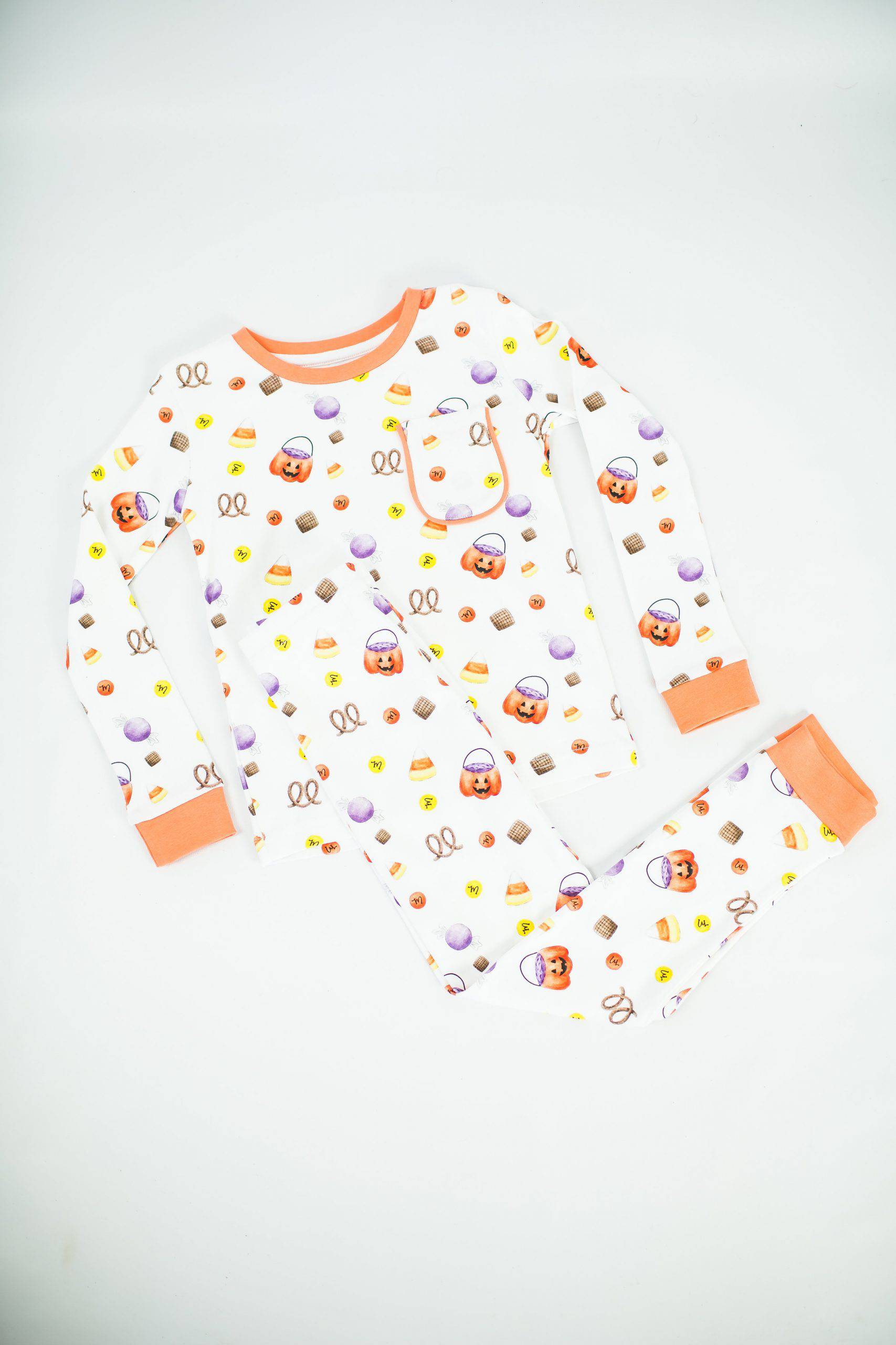 Nola Tawk - Nola Tawk No Tricks, Just Treats Organic Cotton Pajama Set - Little Miss Muffin Children & Home
