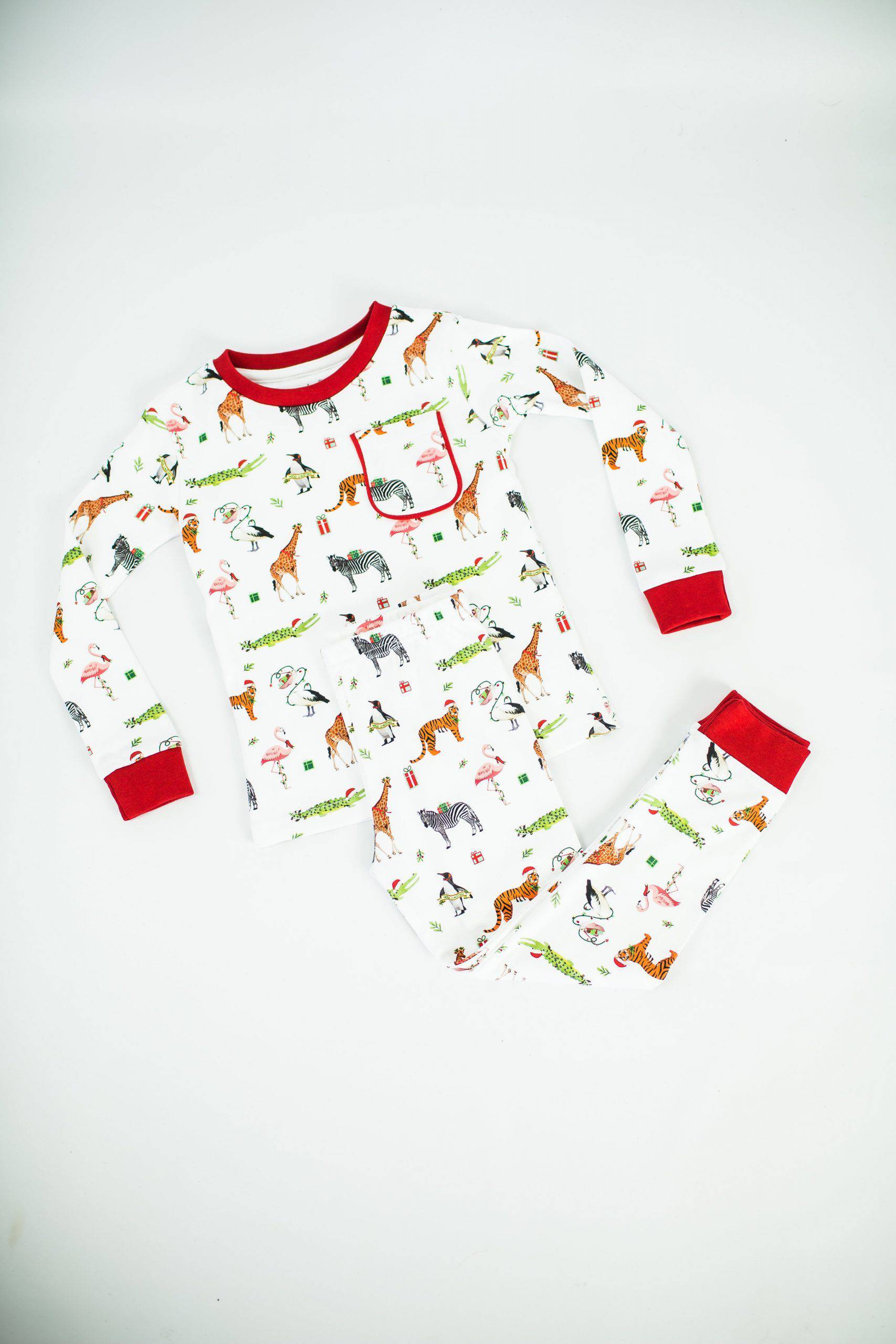 Nola Tawk - Nola Tawk Christmas Jungle All the Way Children's PJs - Little Miss Muffin Children & Home