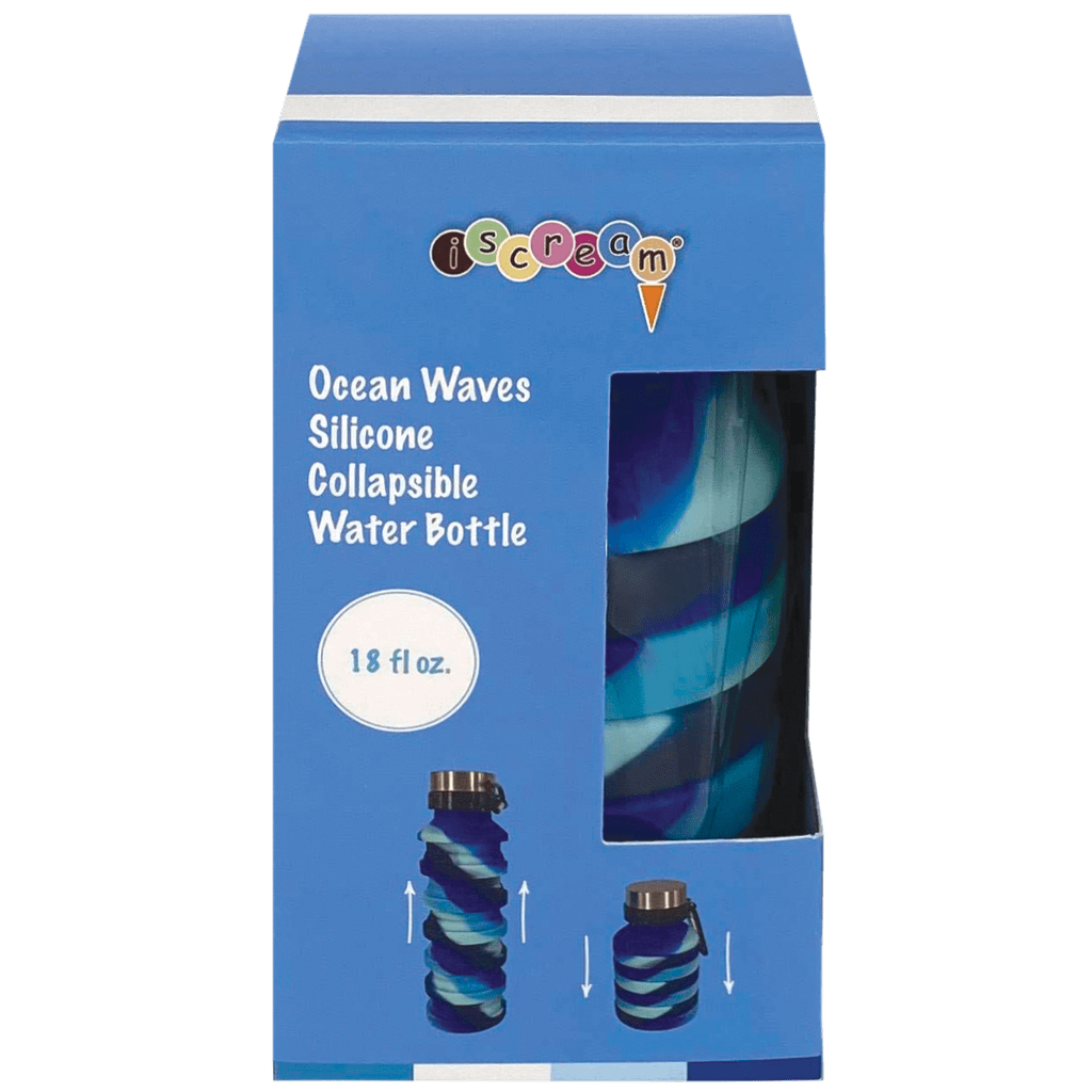 Iscream iScream Ocean Waves Collapsible Water Bottle - Little Miss Muffin Children & Home