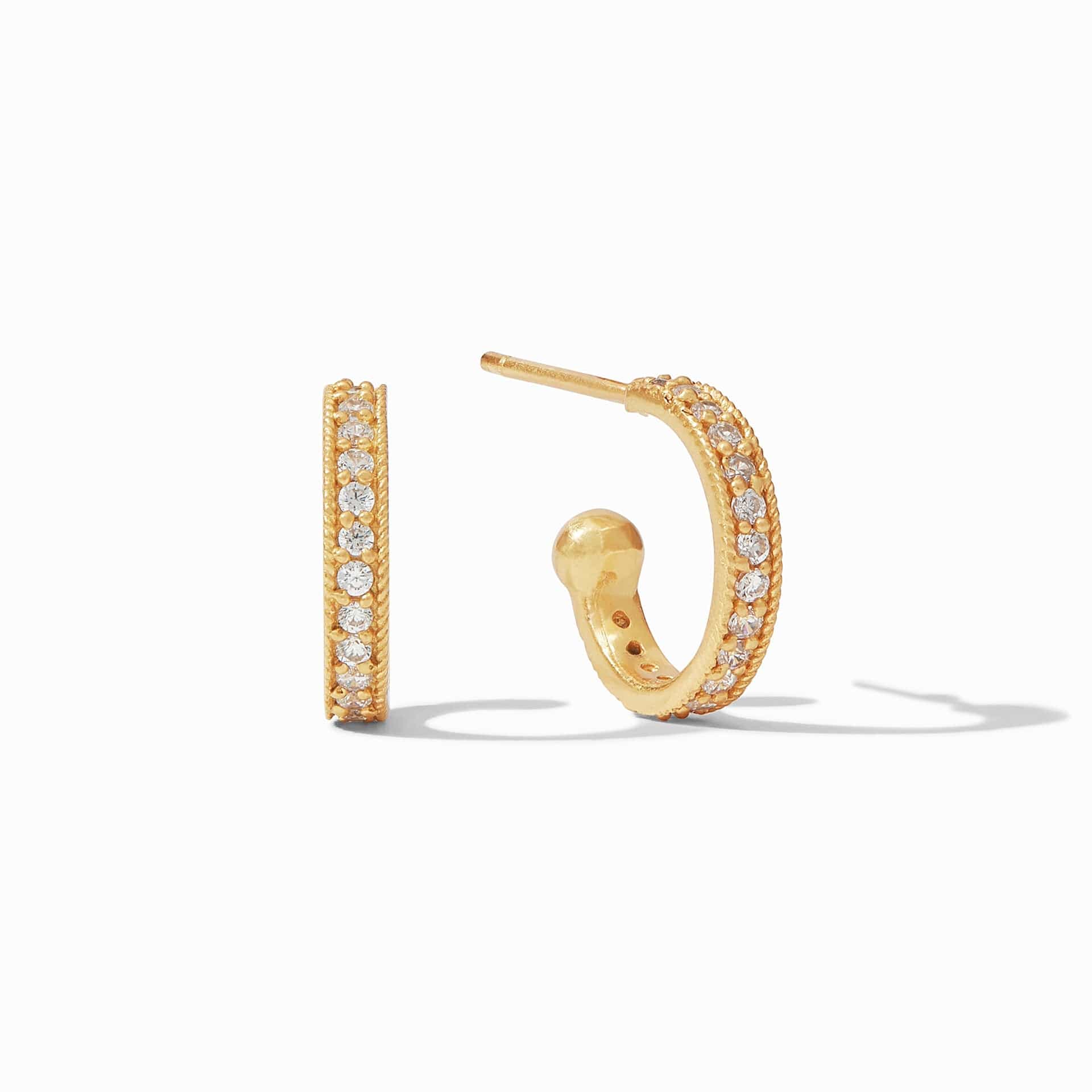 Julie Vos Julie Vos Odette Pearl Hoop & Charm Earrings - Little Miss Muffin Children & Home