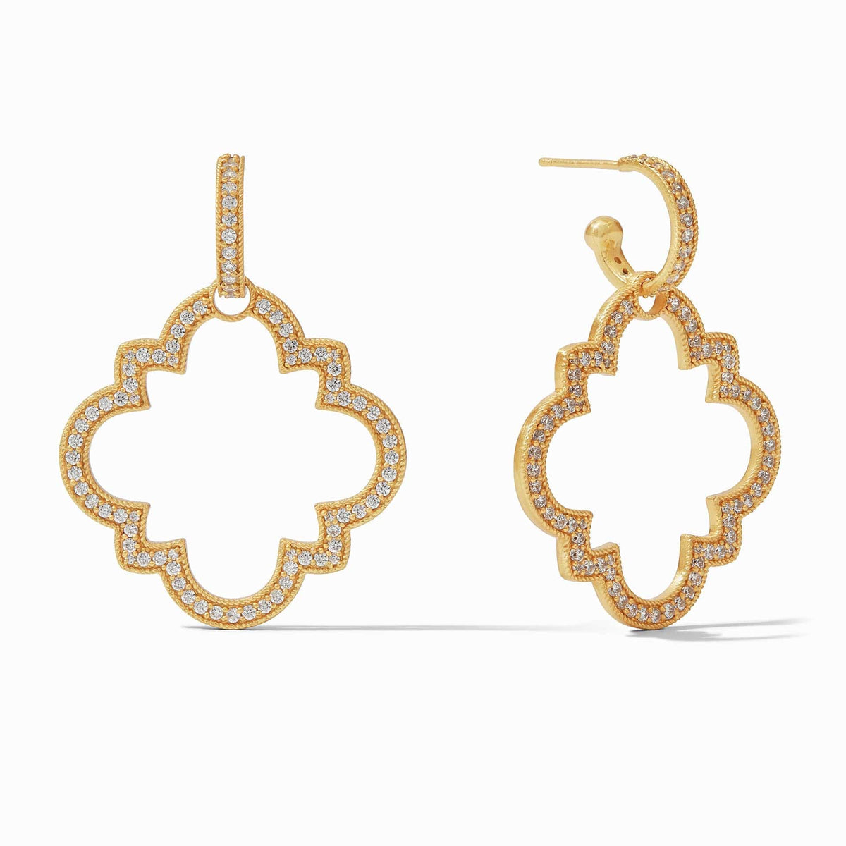 Julie Vos Julie Vos Odette Pearl Hoop & Charm Earrings - Little Miss Muffin Children & Home