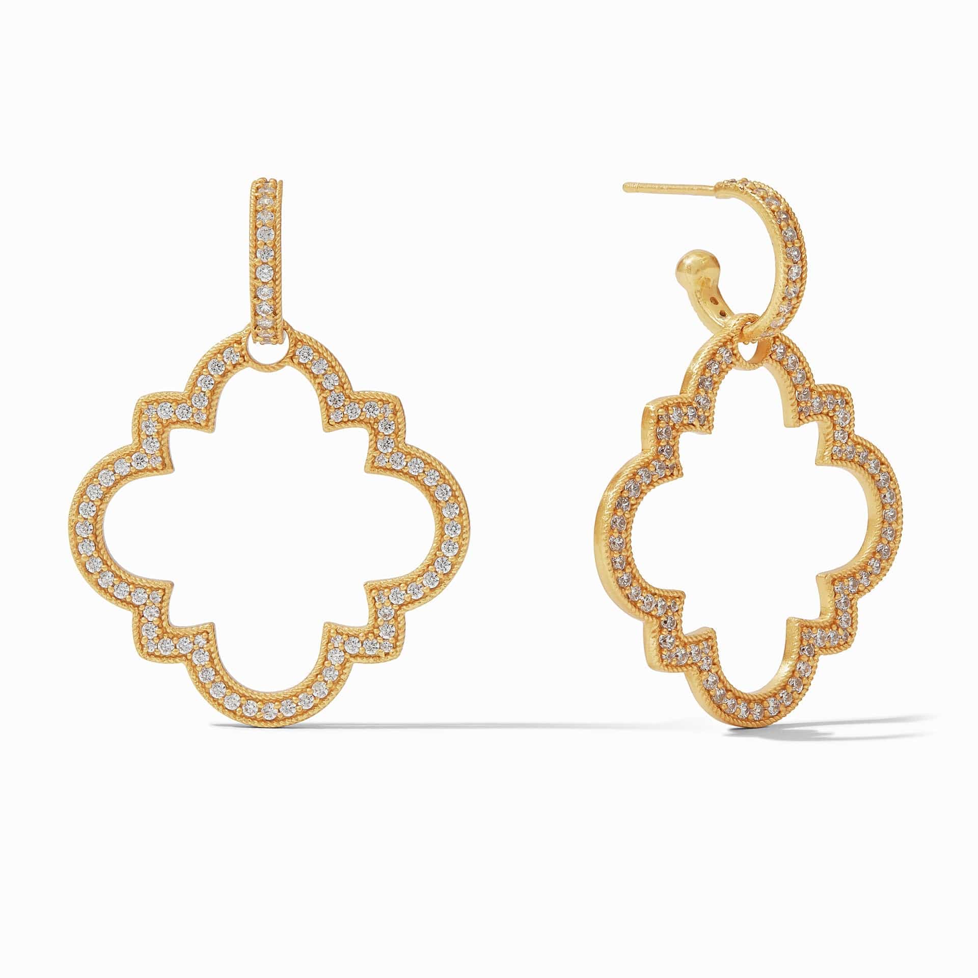 Julie Vos Julie Vos Odette Pearl Hoop & Charm Earrings - Little Miss Muffin Children & Home