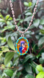 Saints for Sinners Saints for Sinners Our Lady of Perpetual Succor Hand Painted Medallion - Little Miss Muffin Children & Home