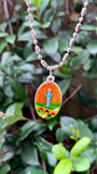 Saints For Sinners Saints For Sinners Our Lady of the Highway Hand Painted Medal - Little Miss Muffin Children & Home