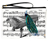 Artnwordz Artnwordz Peacock Piano Music Pouch - Little Miss Muffin Children & Home