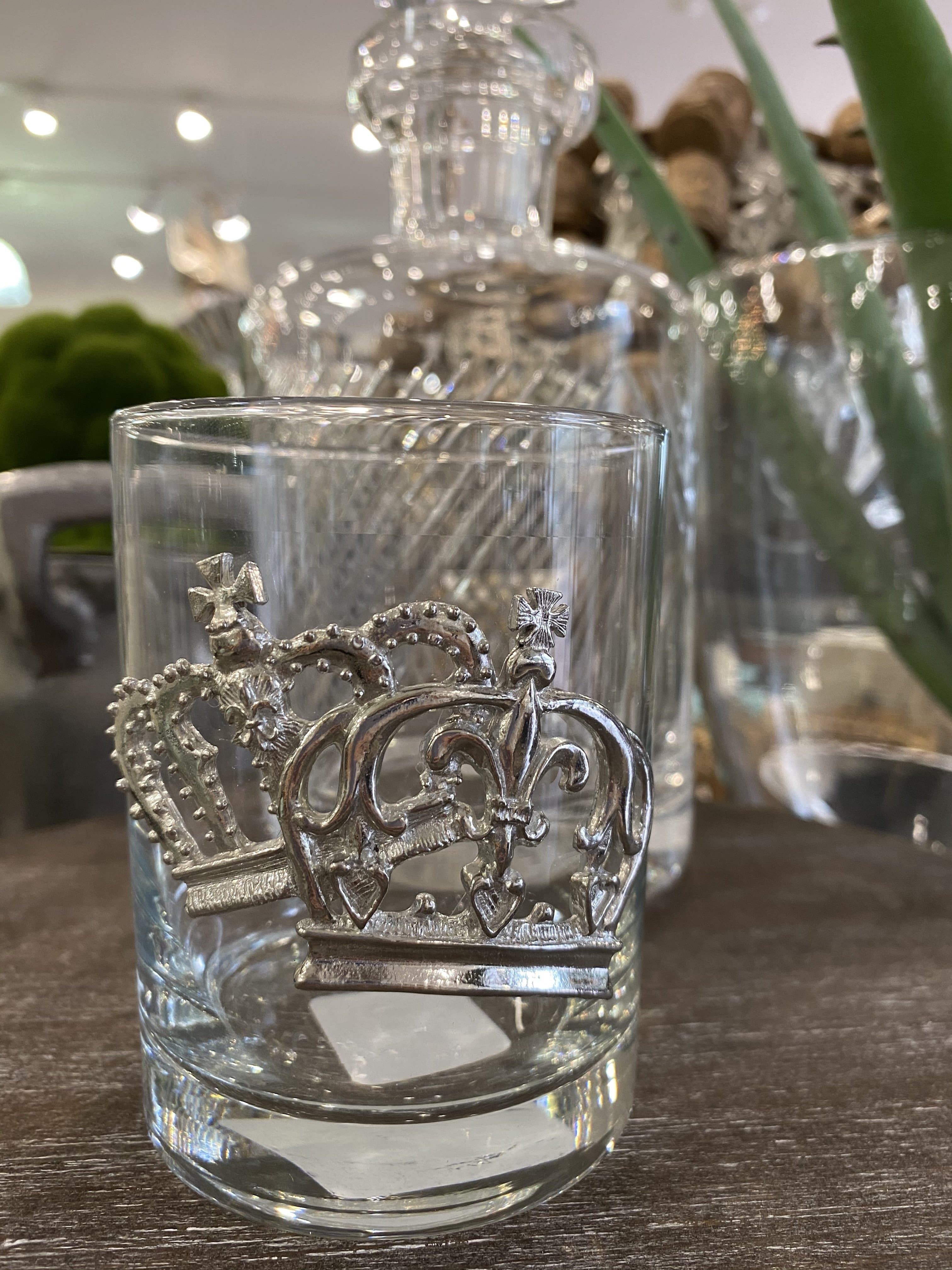 Pewter Graphics by Maurice Milleur - Pewter Graphics King and Queen Crown Tumbler - Little Miss Muffin Children & Home