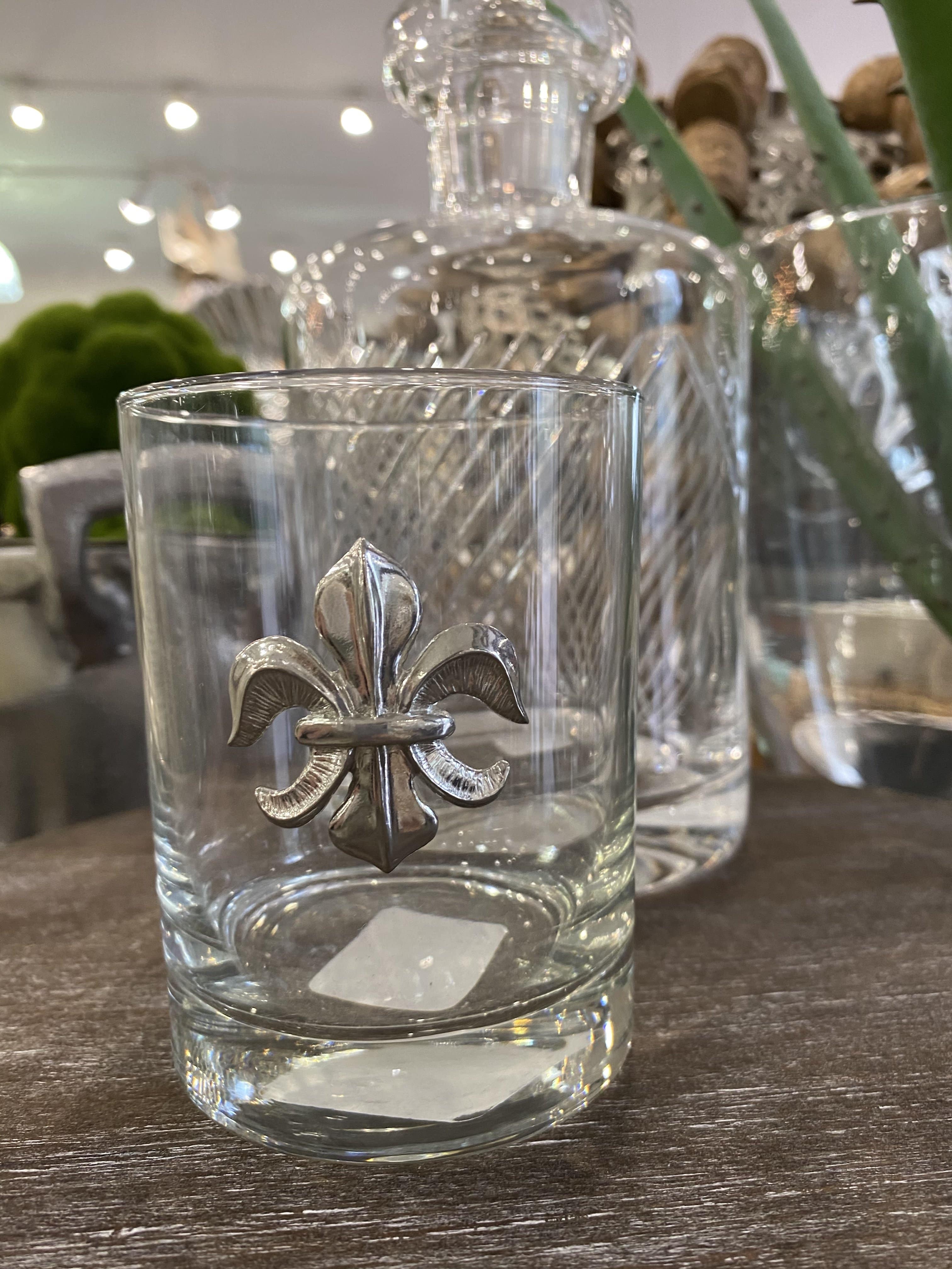 Pewter Graphics by Maurice Milleur - Pewter Graphics Fleur de Lis Tumbler - Little Miss Muffin Children & Home