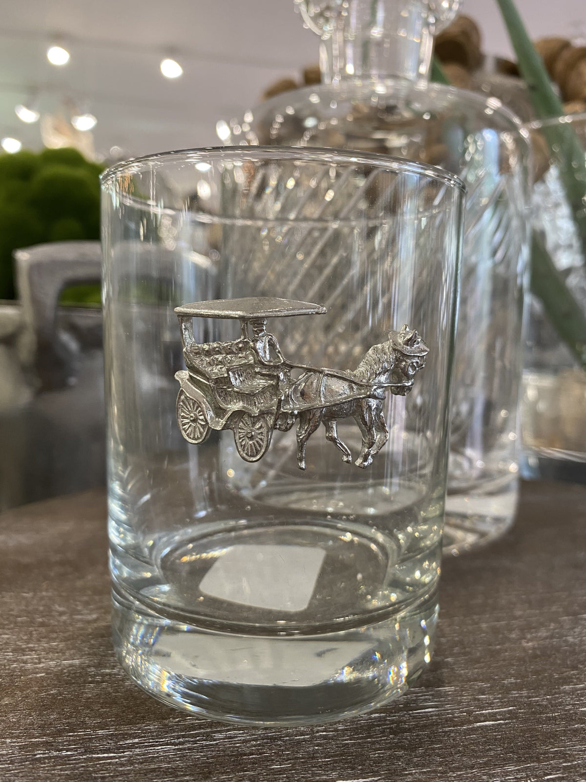 Pewter Graphics by Maurice Milleur - Pewter Graphics Horse and Carriage Tumbler - Little Miss Muffin Children & Home