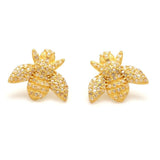 Benazir Collection - Benazir Collection Diamond Bee Earrings - Little Miss Muffin Children & Home