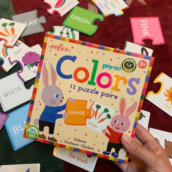 EEB - eeBoo eeBoo Pre-school Colors Puzzle Pairs - Little Miss Muffin Children & Home