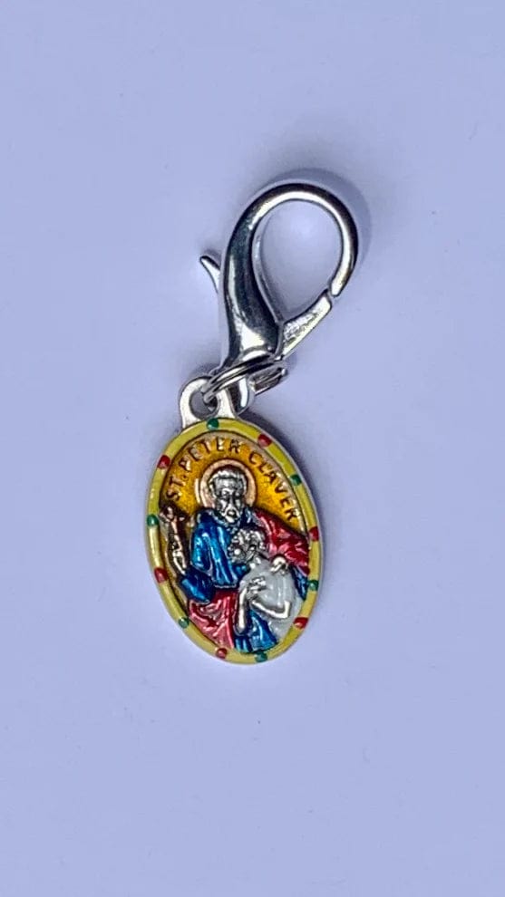 Saints For Sinners Saints For Sinners Saint Peter Claver Hand Painted Medal - Little Miss Muffin Children & Home