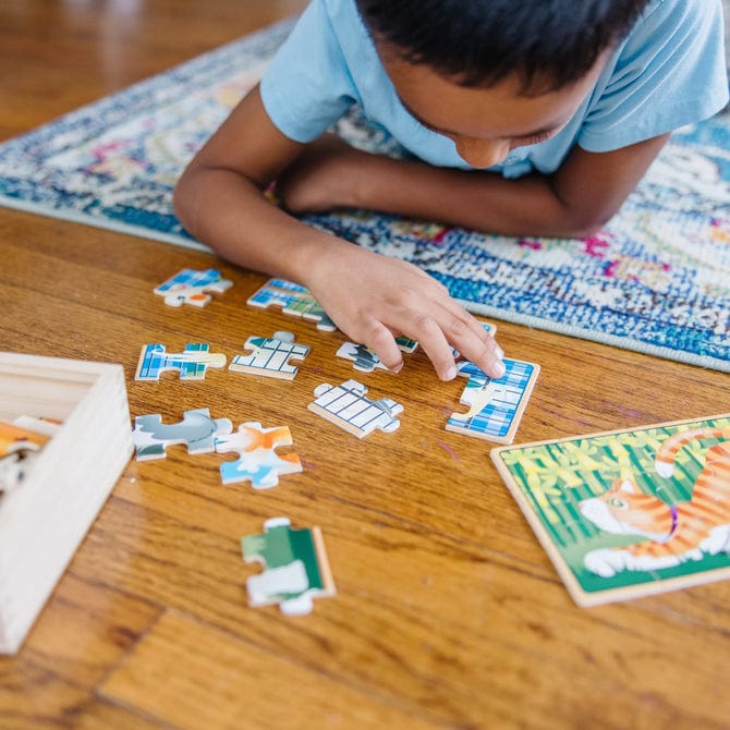 Melissa & Doug Melissa & Doug Pets Jigsaw Puzzles in a Box (12 pcs) - Little Miss Muffin Children & Home