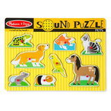 Melissa & Doug Melissa & Doug Pets Sound Puzzle (8 pcs) - Little Miss Muffin Children & Home