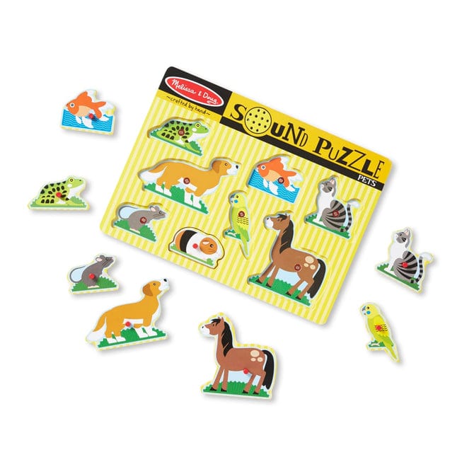 Melissa & Doug Melissa & Doug Pets Sound Puzzle (8 pcs) - Little Miss Muffin Children & Home