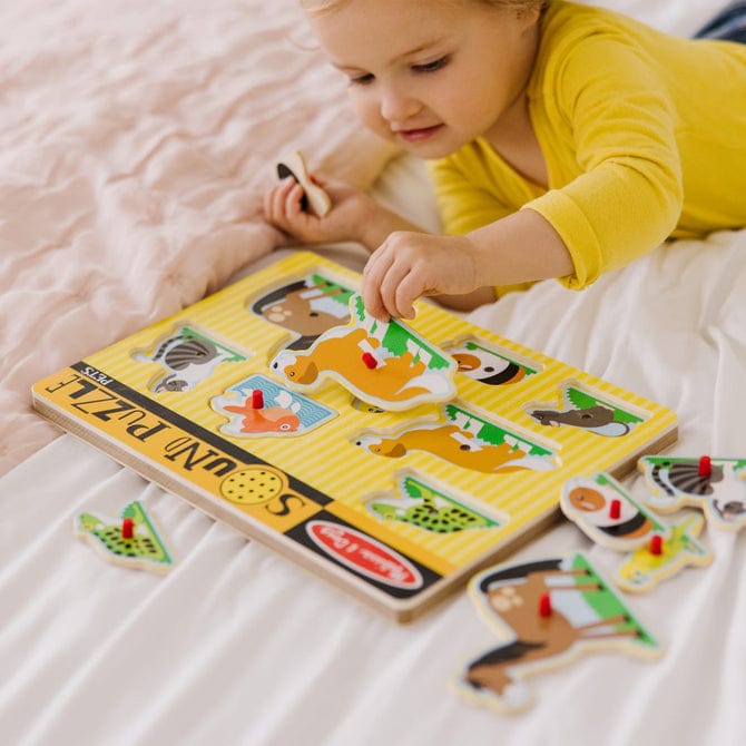 Melissa & Doug Melissa & Doug Pets Sound Puzzle (8 pcs) - Little Miss Muffin Children & Home