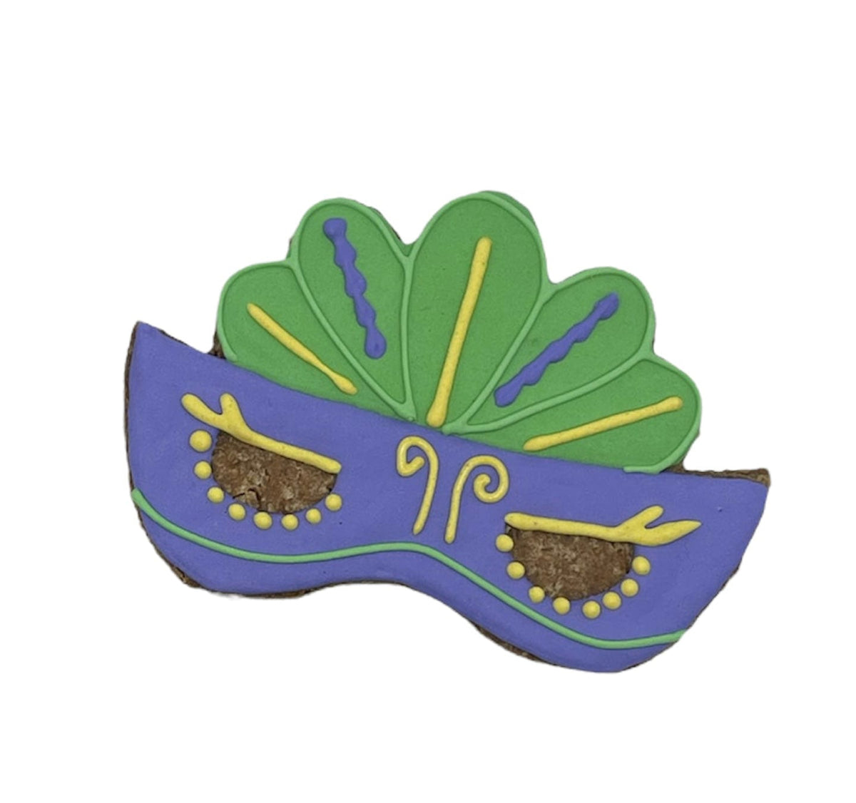 Pupcakes Pet Barkery Pupcakes Pet Barkery Mardi Gras Mask Dog Treat - Little Miss Muffin Children & Home