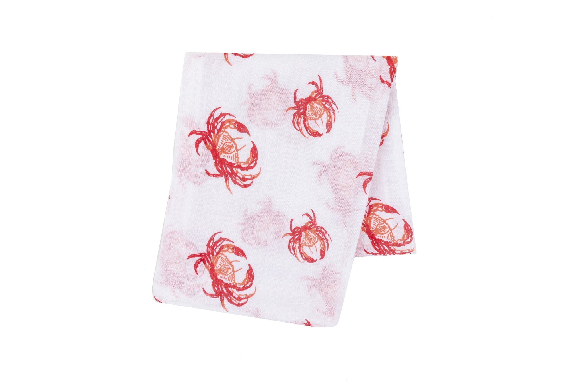 Little Hometown Little Hometown Pink Crab 2-in-1 Burp Cloth and Bib - Little Miss Muffin Children & Home
