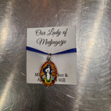 Saints For Sinners Saints For Sinners Our Lady of Medjugorje Hand Painted Medal - Little Miss Muffin Children & Home